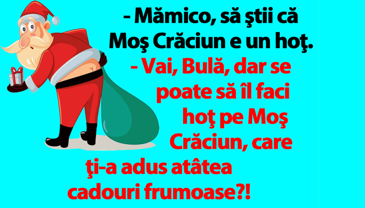 Imagine Stire BANC | Bulă: „Mămico, să ştii că Moş Crăciun e un hoţ” | 2review.ro