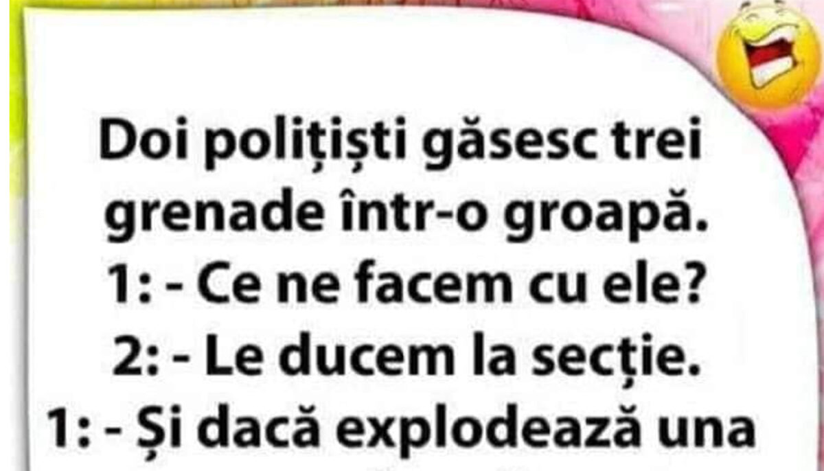 Imagine Stire BANCUL ZILEI | Doi polițiști găsesc 3 grenade într-o groapă | 2review.ro