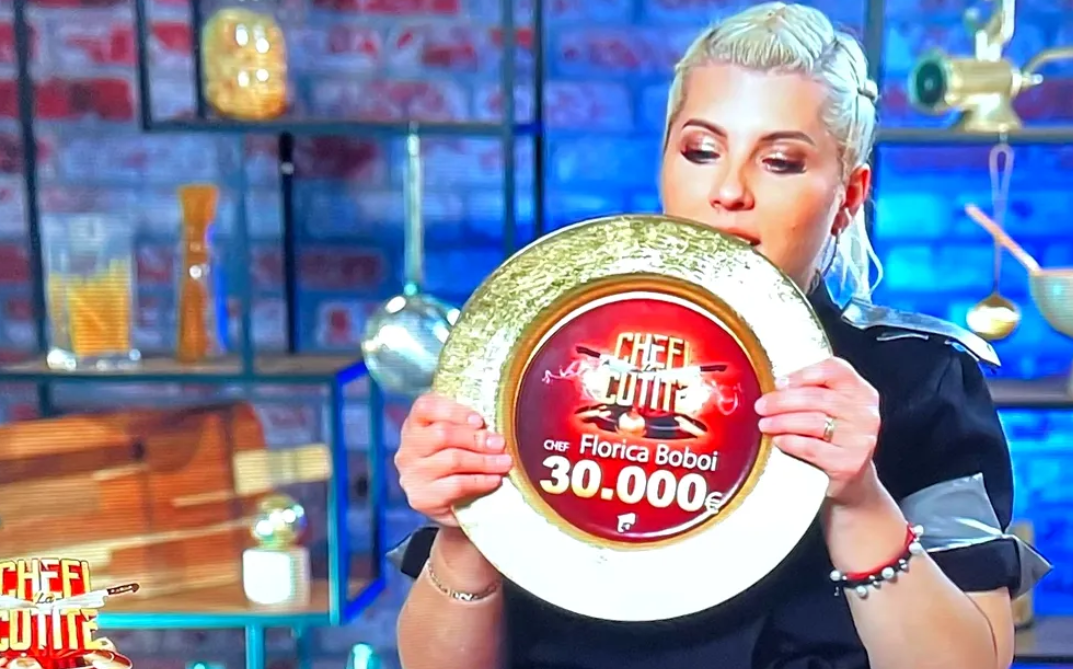 Imagine Stire Florica Boboi, primele declarații după finala Chefi la Cuțite! Ce va face cu premiul în valoare de 30.000 de euro | 2review.ro