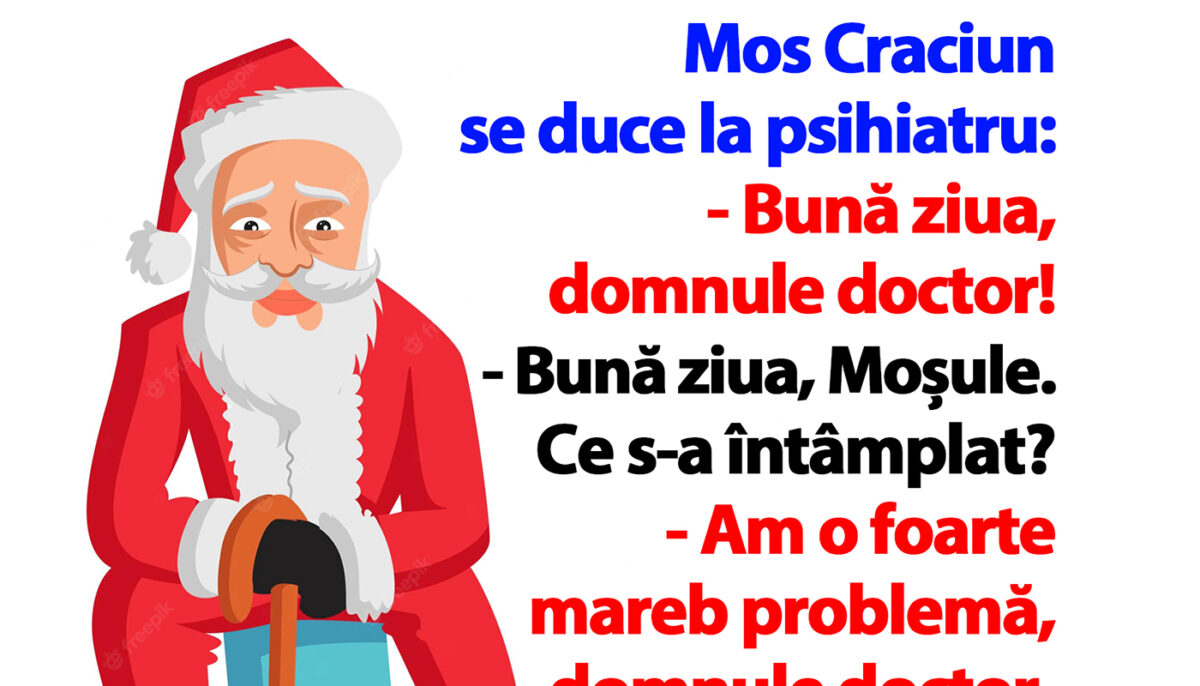 Imagine Stire BANCUL ZILEI | Moș Crăciun se duce la psihiatru | 2review.ro