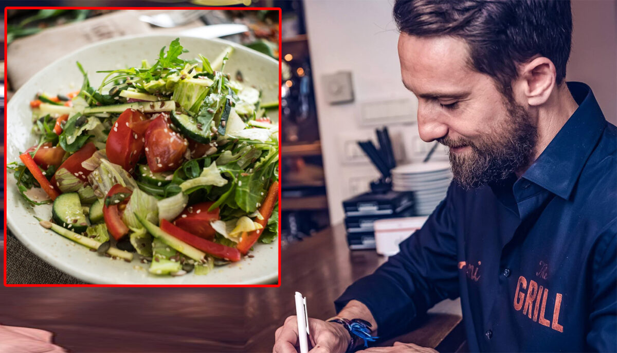 Imagine Stire Nu este o eroare! Câți lei costă o simplă salată în restaurantul lui Dani Oțil din București | 2review.ro