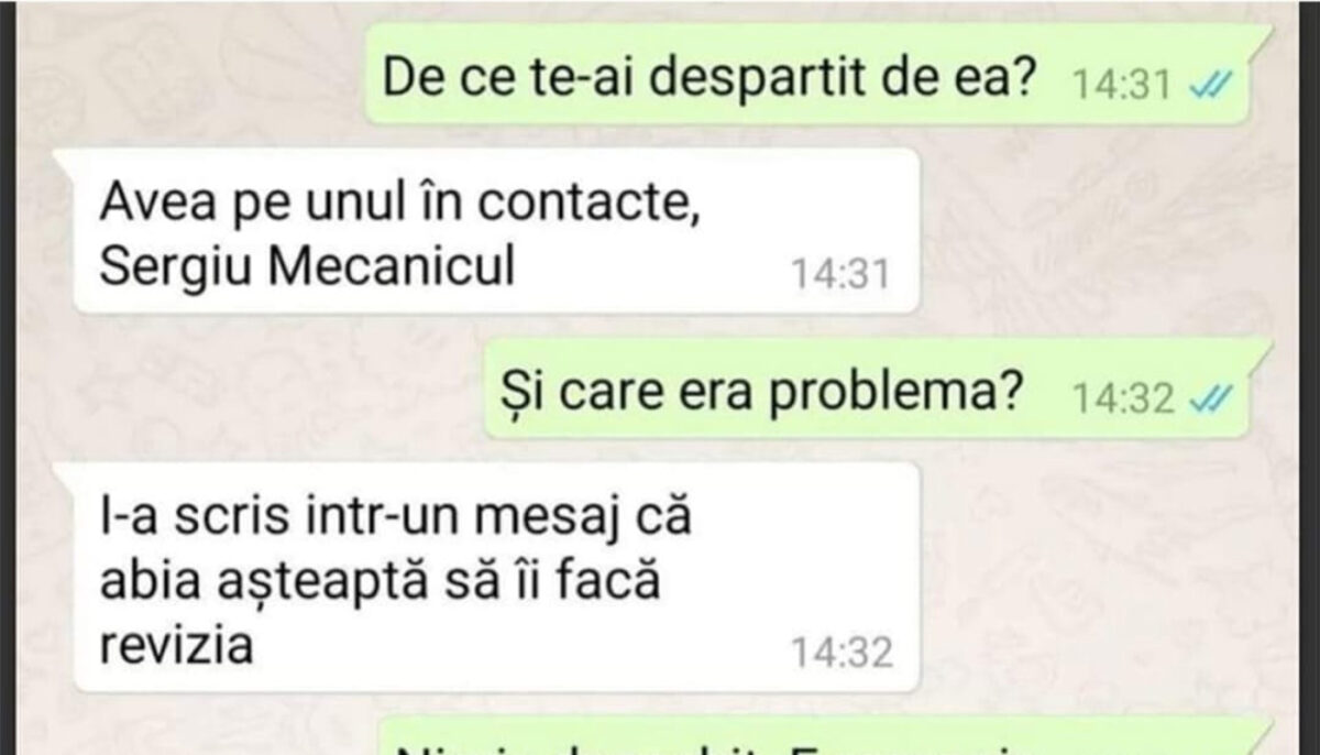 Imagine Stire BANCUL ZILEI | „De ce te-ai despărțit de ea?” | 2review.ro