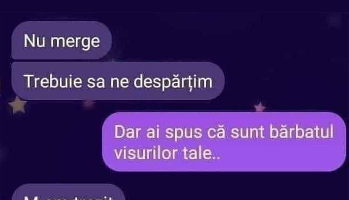 Imagine Stire Bancul începutului de săptămână | „Nu merge, trebuie să ne despărțim!” | 2review.ro