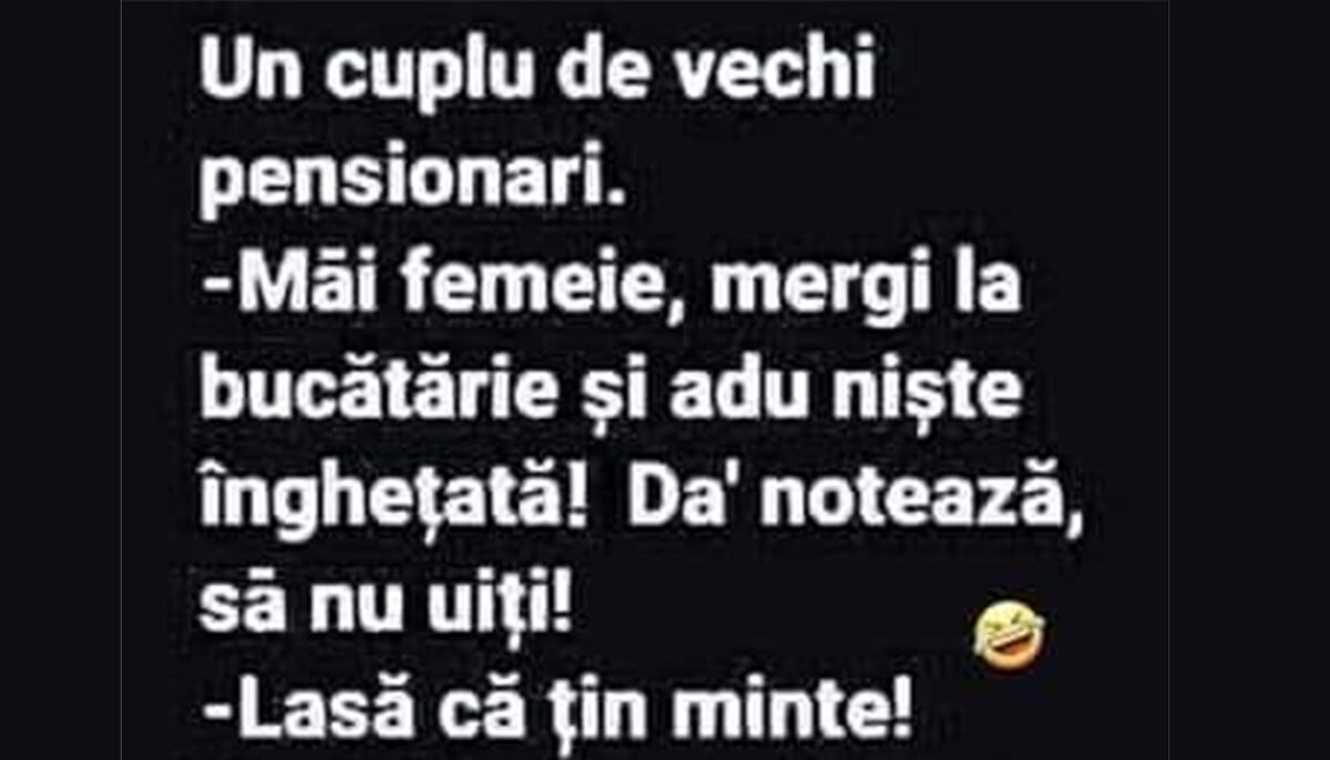 Imagine Stire Bancul de weekend | „Măi femeie, mergi la bucătărie și adu niște înghețată!” | 2review.ro