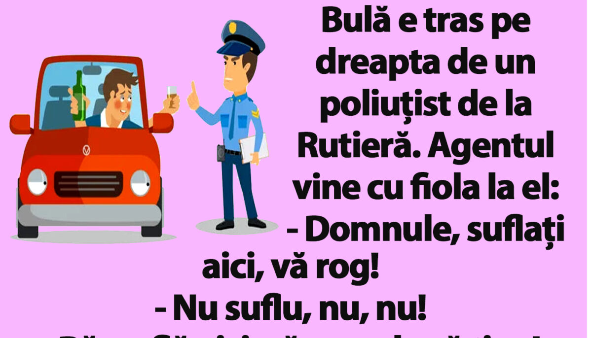 Imagine Stire BANC | Bulă e tras pe dreapta de un polițist de la Rutieră | 2review.ro
