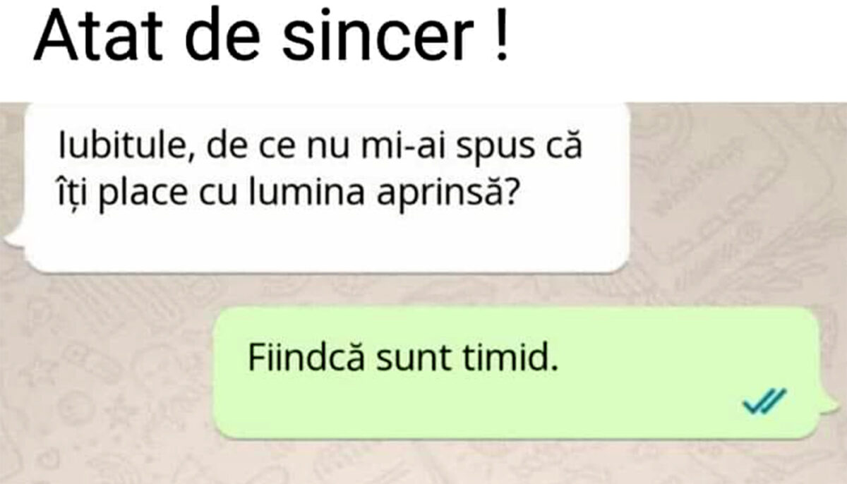 Imagine Stire BANC | „Iubitule, de ce nu mi-ai spus că îți place cu lumina aprinsă?” | 2review.ro