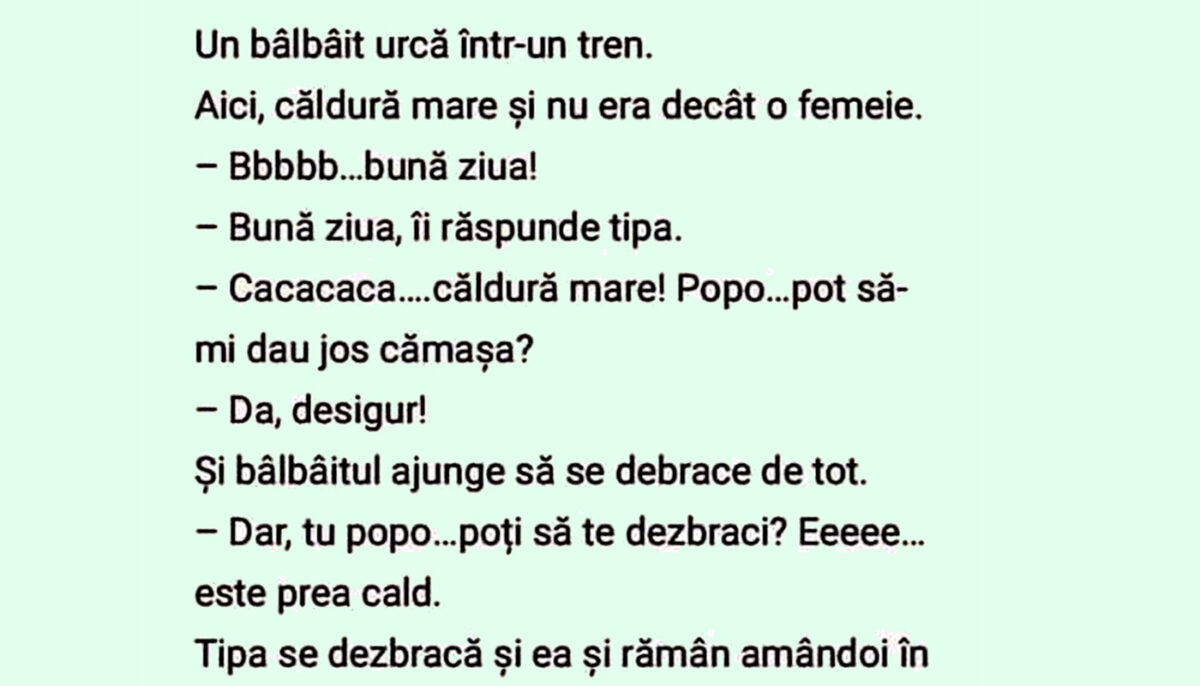 Imagine Stire BANCUL ZILEI | Un bâlbâit urcă într-un tren | 2review.ro
