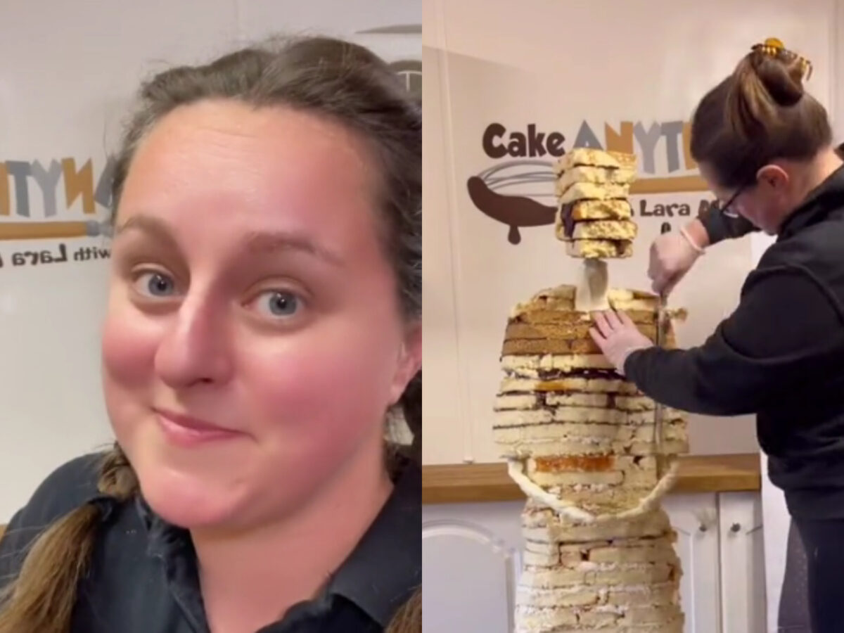 VIDEO | A devenit viral! Cum arată tortul inspirat din celebrul serial Wednesdey