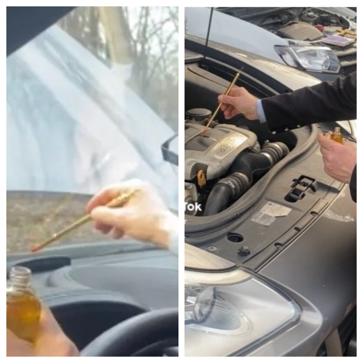 Preot român, viral pe Tik Tok, după ce a sfințit un Porsche cu pensulele