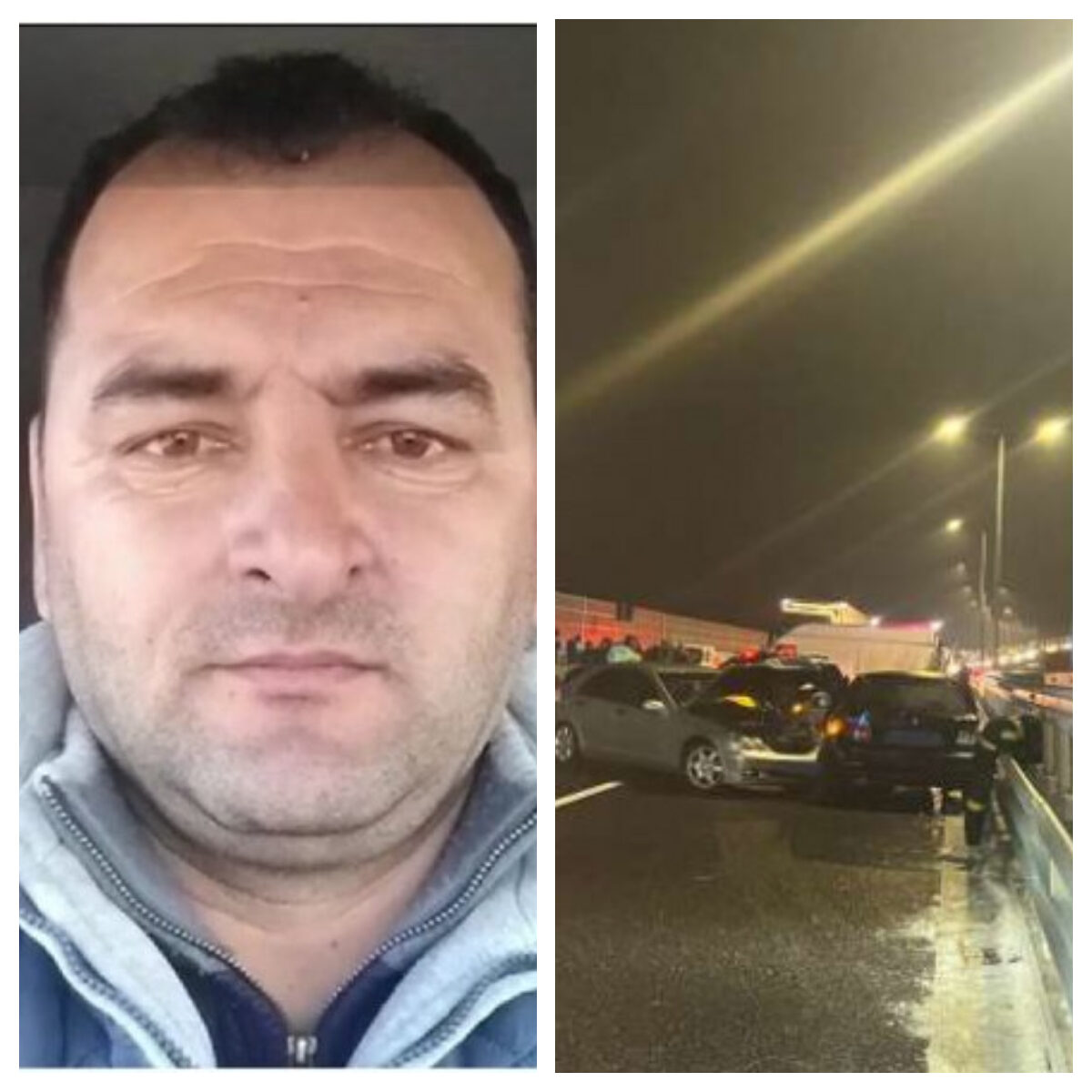 El este Marius, bărbatul care a murit în accidentul produs pe A1! A încercat să salveze persoanele rănite, însă l-a costat viața