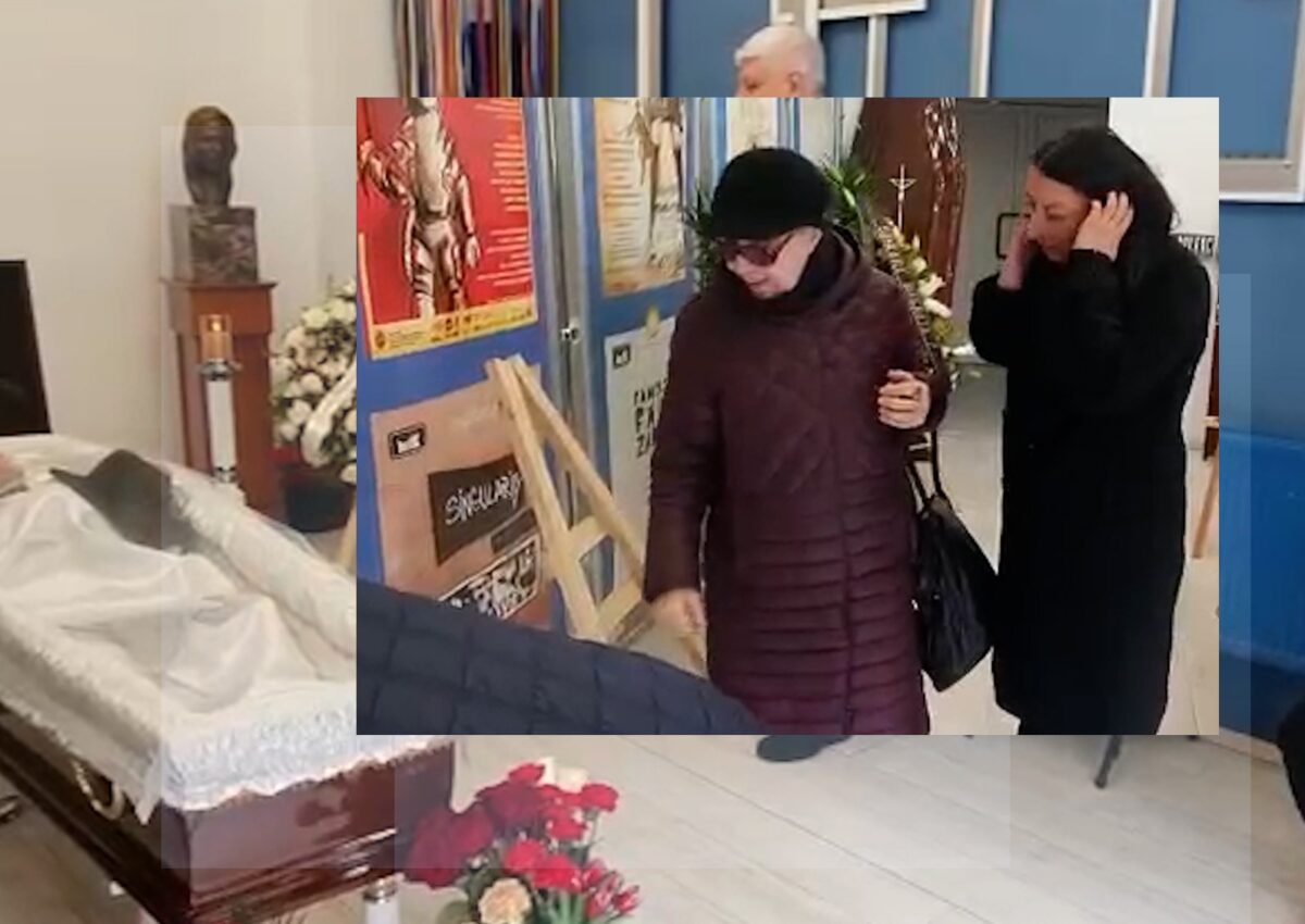 Imagine Stire Primele imagini de la priveghiul lui Mitică Popescu. Lacrimi și durere în memoria marelului actor | 2review.ro