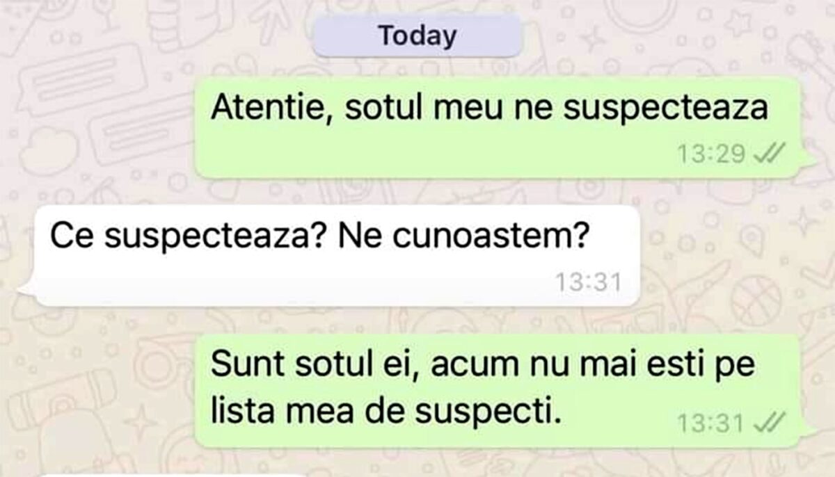 Imagine Stire BANCUL ZILEI | „Atenție, soțul meu ne suspectează!” | 2review.ro