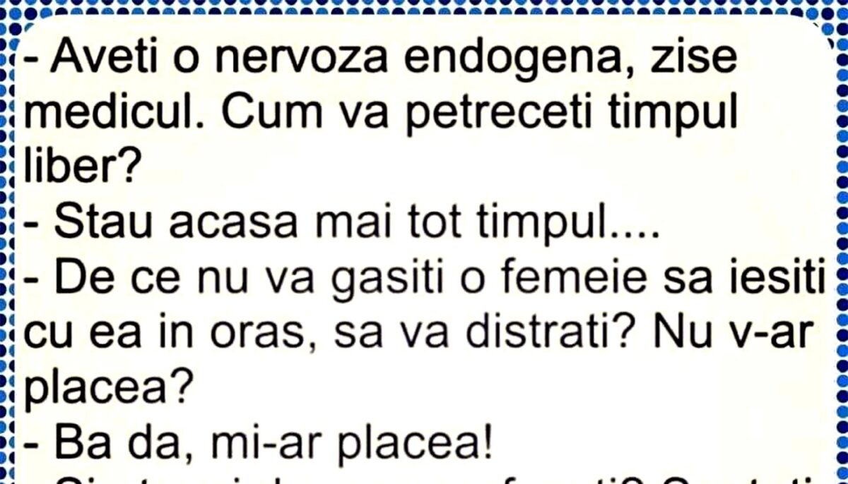 Imagine Stire BANC | Bulă, la medic: „Aveți o nevroză endogenă” | 2review.ro