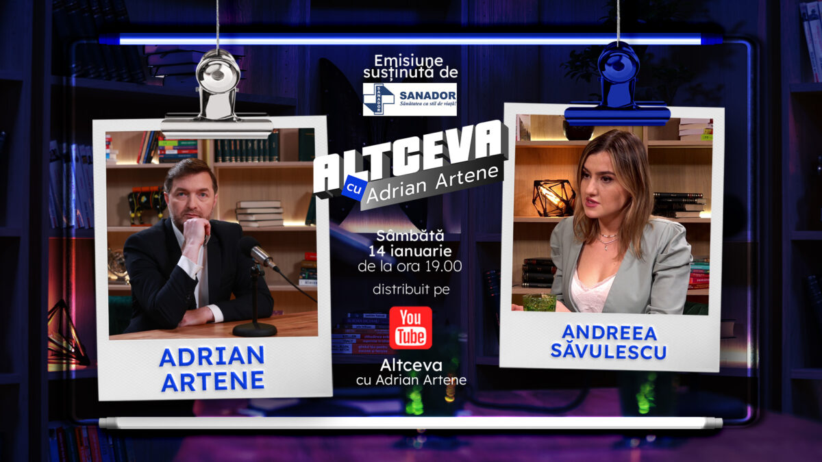 Imagine Stire Andreea Săvulescu, autoarea celor mai vândute cărți scrise de un psihoterapeut din România, invitată la podcastul ALTCEVA cu Adrian Artene | 2review.ro