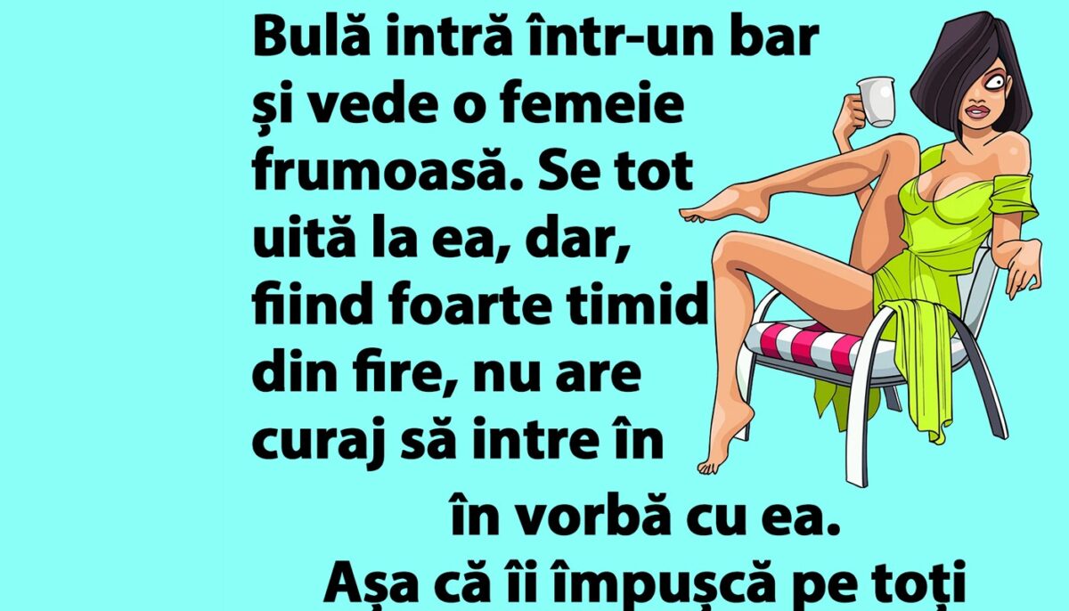 Imagine Stire BANC | Bulă intră într-un bar și vede o femeie frumoasă | 2review.ro