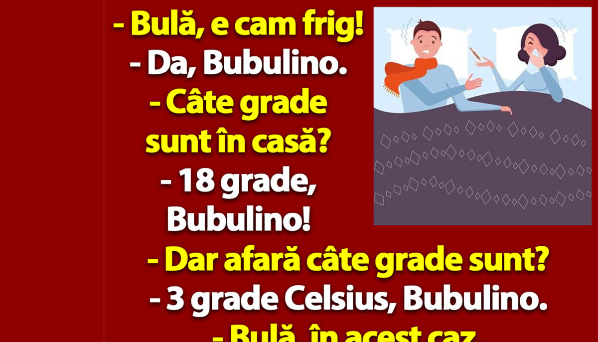 Imagine Stire BANC | „Bulă, e cam frig. Câte grade sunt în casă?” | 2review.ro