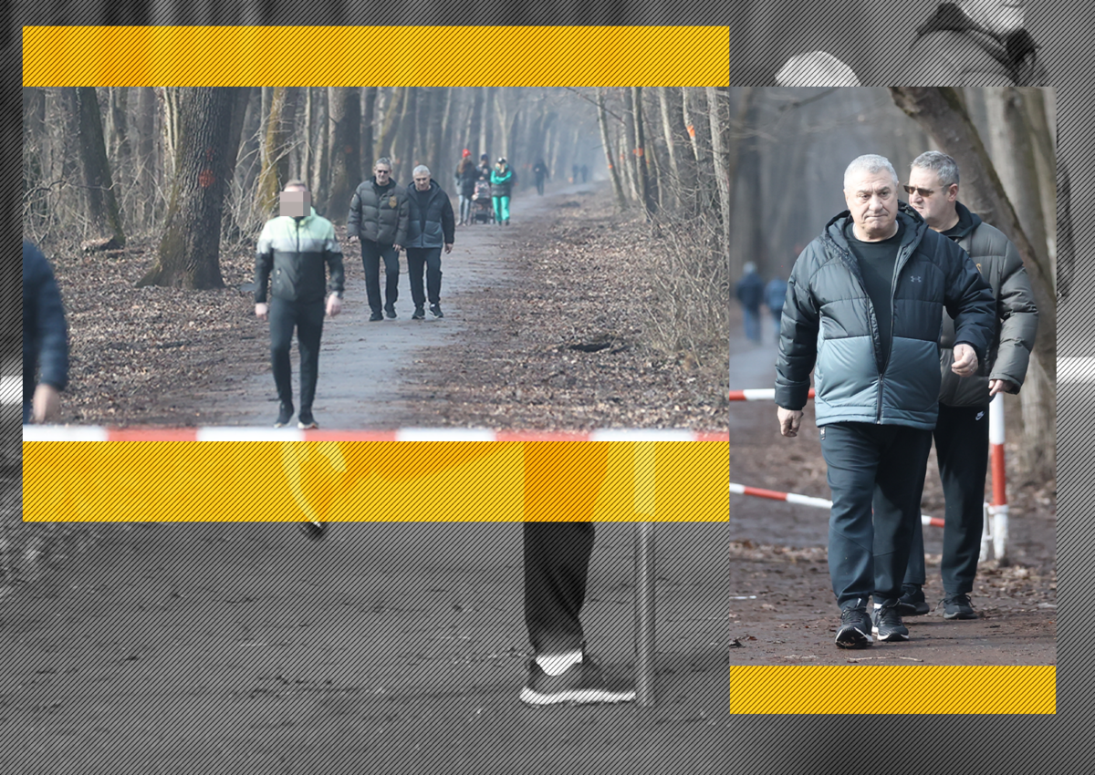 Imagine Stire Don Vittorio din Cosa Nostra!  Victor Becali își aranjează treburile, în pădure, ca în filmele cu mafia italiană! | 2review.ro