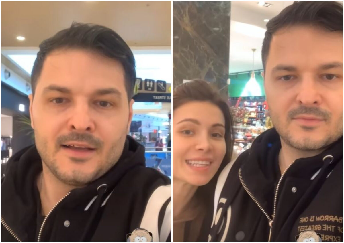 Imagine Stire Dialog amuzant între Liviu Vârciu și partenera sa, Anda Călin, într-un mall: „Auzi, ia-ți unul mai tânăr decât mine. Am plecat!” | 2review.ro