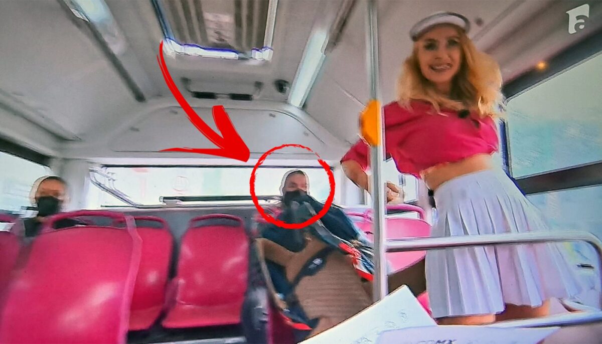 Imagine Stire Cum a reacționat acest mexican, când a văzut-o pe Andreea Bălan în autobuz, într-o fustiță scurtă, la America Express 2023 de la Antena 1 | 2review.ro