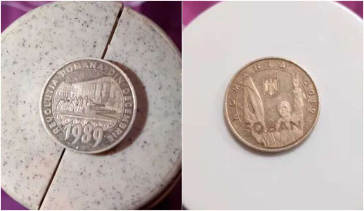 Dacă ai așa ceva acasă, te poți îmbogăți! Cu cât se vinde o monedă de 50 de bani din 1989 acum, în 2023