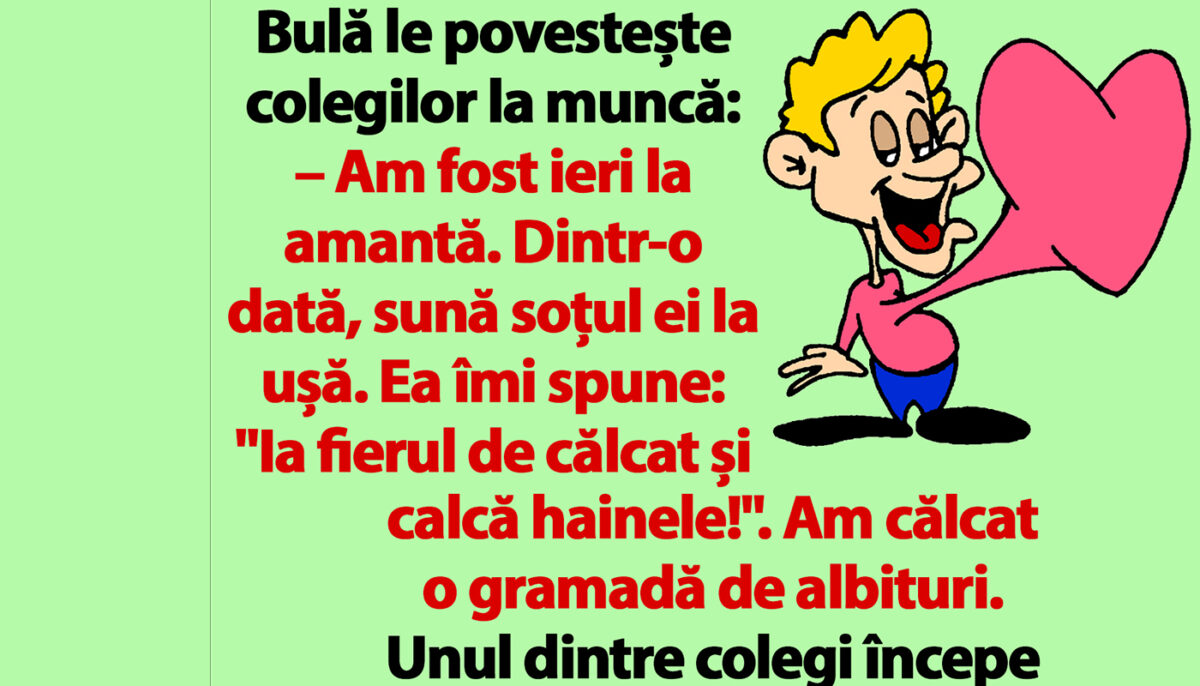 Imagine Stire BANC | Bulă, amanta și fierul de călcat | 2review.ro