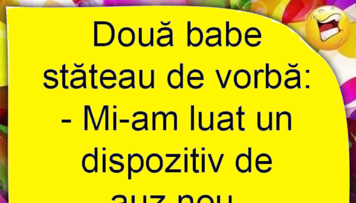 Imagine Stire BANC| Două bătrâne stăteau de vorbă: „Mi-am luat un dispozitiv de auz nou” | 2review.ro