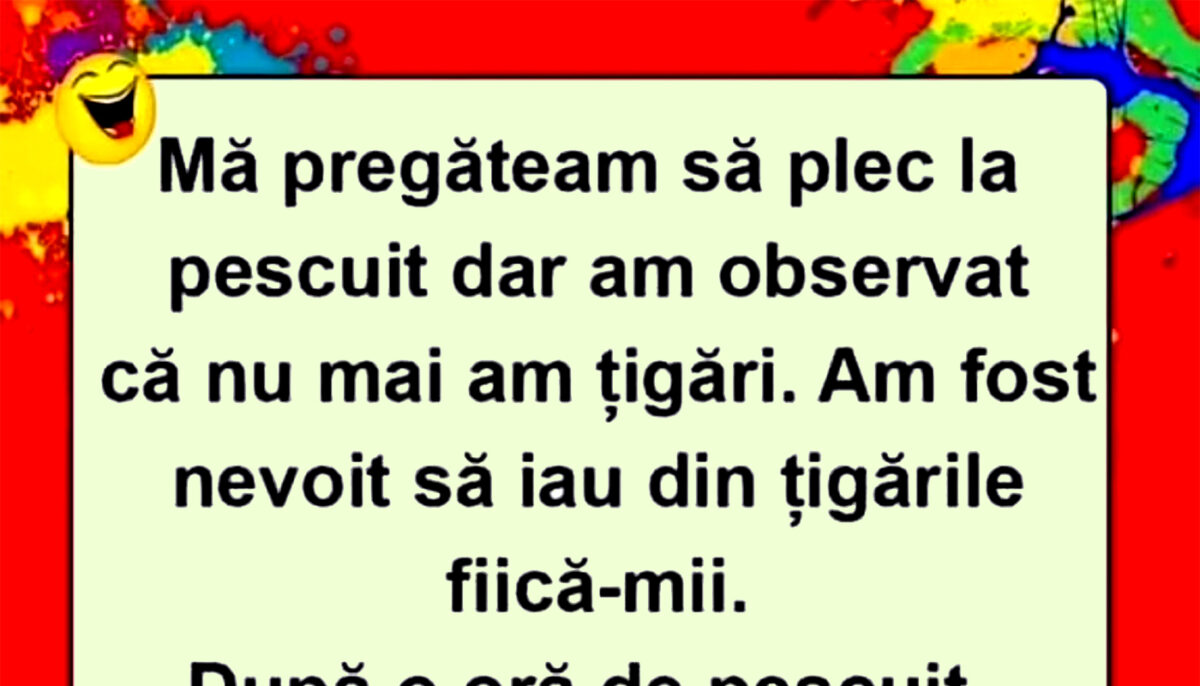 Imagine Stire Bancul începutului de săptămână | „Nu mai am țigări!” | 2review.ro
