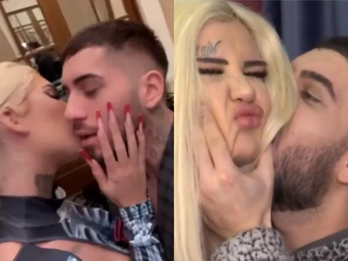 Imagine Stire Împăcare la nici 24 de ore. Cum au fost surprinși Fulgy și Bia Khalifa, după ce fiul Clejanilor s-a sărutat cu o altă tânără, în public | 2review.ro