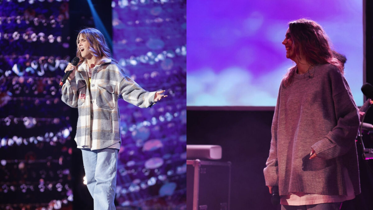 Imagine Stire Andra, în lacrimi la Românii au talent. Cine este Rebeca Bană, concurenta care a lăsat-o fără cuvinte pe soția lui Măruță | 2review.ro