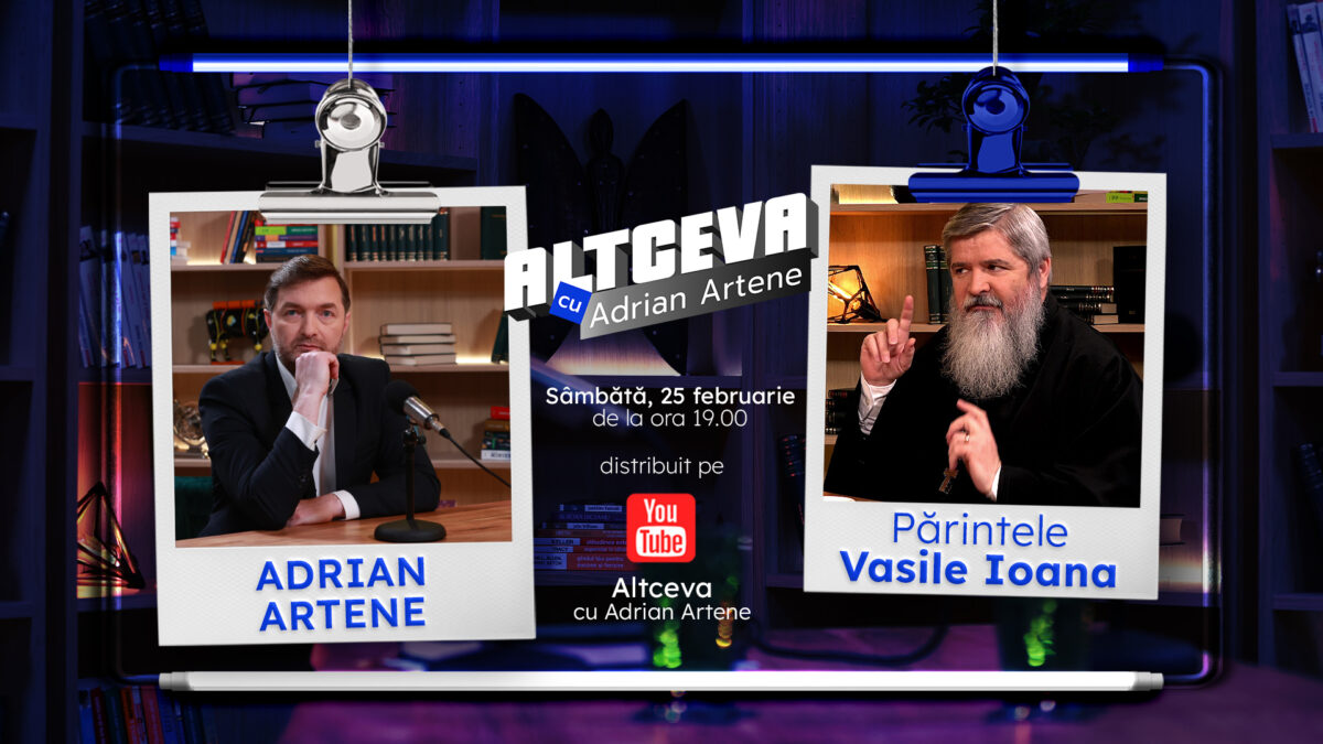 Imagine Stire Părintele Vasile Ioana, invitat la podcastul ALTCEVA cu Adrian Artene | 2review.ro