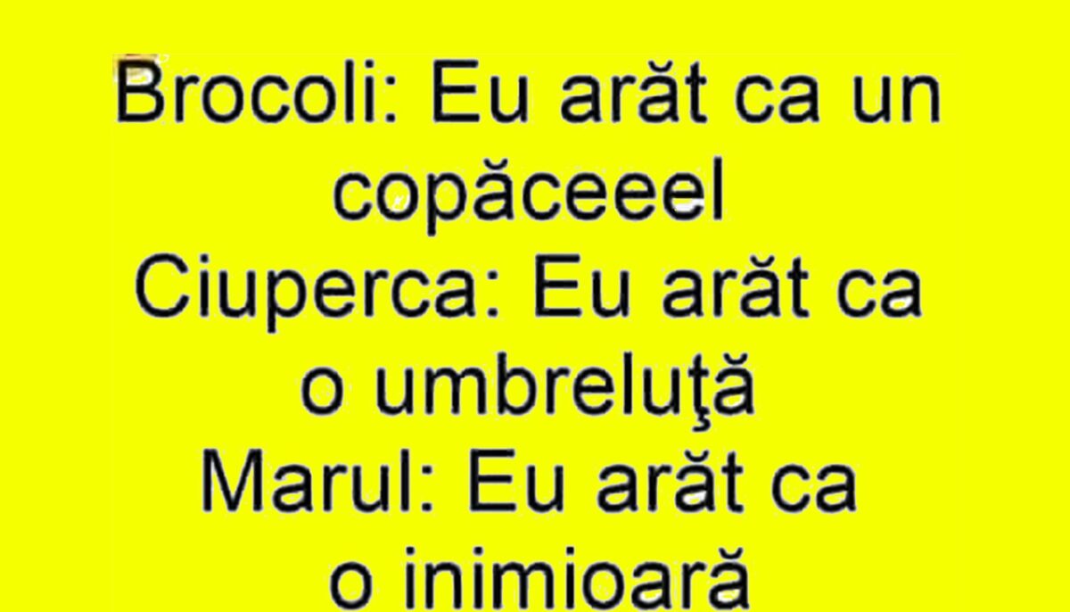 Imagine Stire BANCUL ZILEI | Brocoli, ciuperca, mărul și banana | 2review.ro