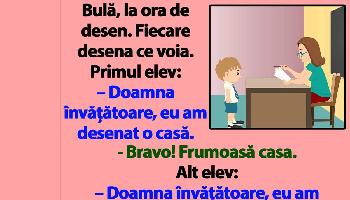 Imagine Stire BANC | Bulă, la ora de desen | 2review.ro