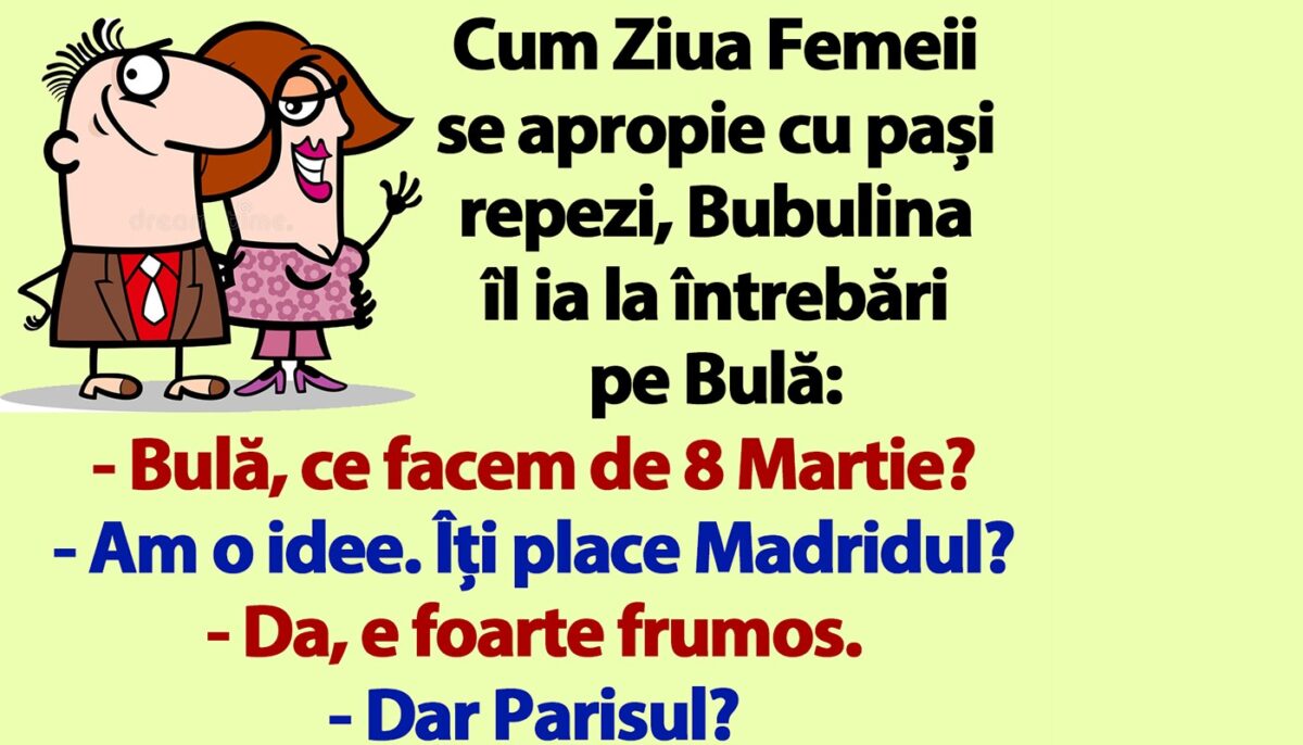 Imagine Stire BANC | „Bulă, ce facem de 8 Martie?” | 2review.ro