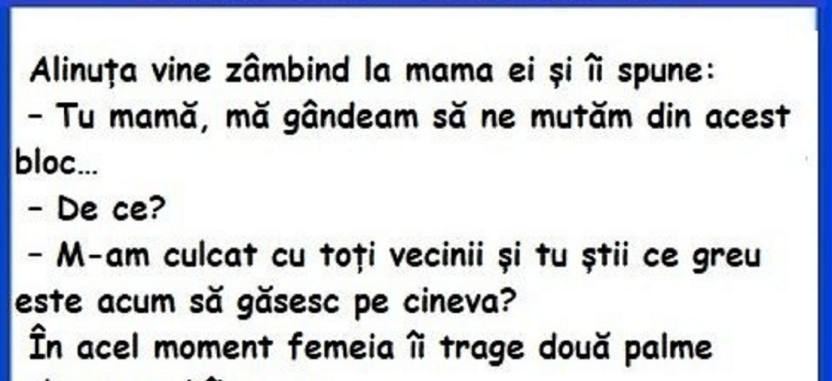 Imagine Stire BANC | Alinuța vine cu o propunere la mama ei: „Mă gândeam să ne mutăm din acest bloc” | 2review.ro