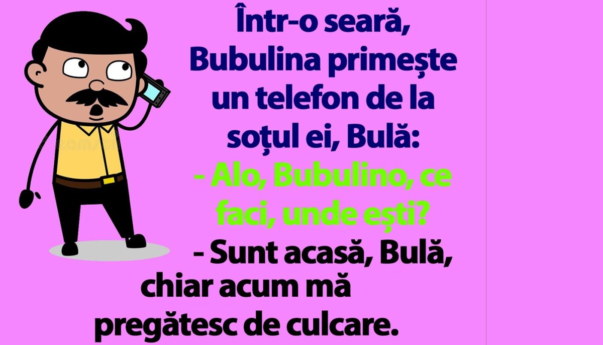 Imagine Stire BANC | „Sunt acasă, Bulă, mă pregătesc de culcare” | 2review.ro
