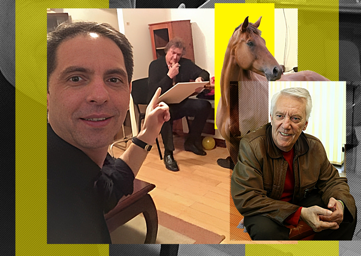 Imagine Stire I-au băgat în casă un cal adevărat! + Scandal uriaș cu vecinii! Poveste fabuloasă! Cum l-au ”lucrat” Florin Piersic și Titus Munteanu pe Dan Negru de ziua lui | 2review.ro