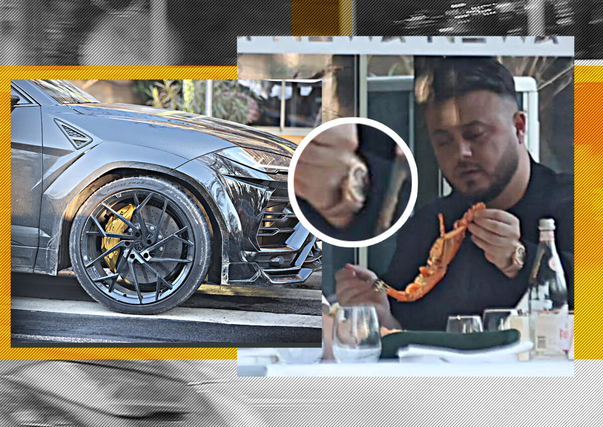 Imagine Stire Gabi Bădălău, de departe cel mai bogat fiu de politician… Prânz de șmecher: Lambo de 400 mii € la scară + ceas de 80 mii € + homar canadian | 2review.ro