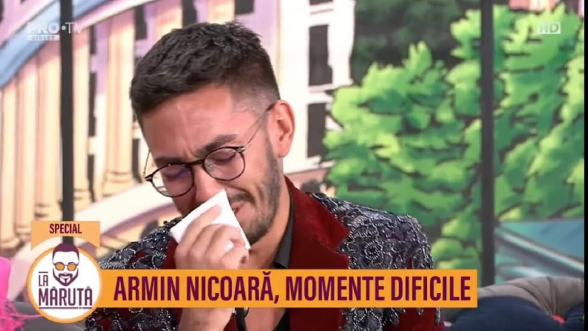 Imagine Stire Armin Nicoară, în lacrimi la TV! Tatăl saxofonistului a venit de urgență în Capitală | 2review.ro