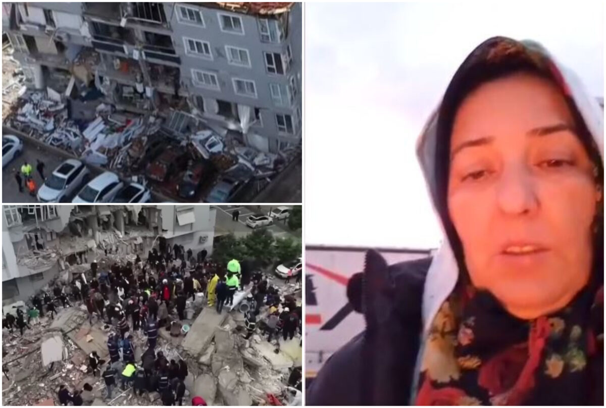 Ți se sfâșie sufletul! O româncă și doi copii au rămas pe străzi, după ce casa lor a fost dărâmată de cutremurul din Turcia. Dorm sub un TIR, fără mâncare sau apă