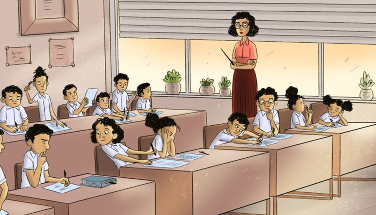 Imagine Stire TEST IQ | Care dintre acești elevi copiază la teza de la matematică? | 2review.ro