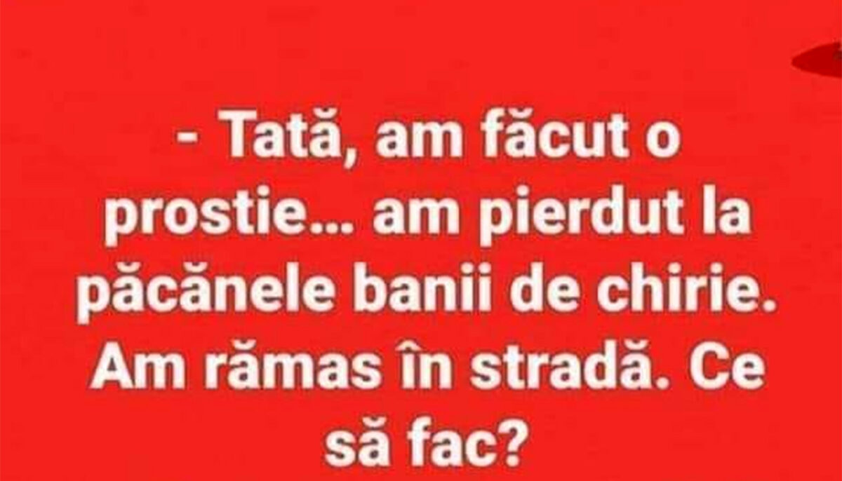 Imagine Stire BANC | „Tată, am pierdut la păcănele banii de chirie!” | 2review.ro