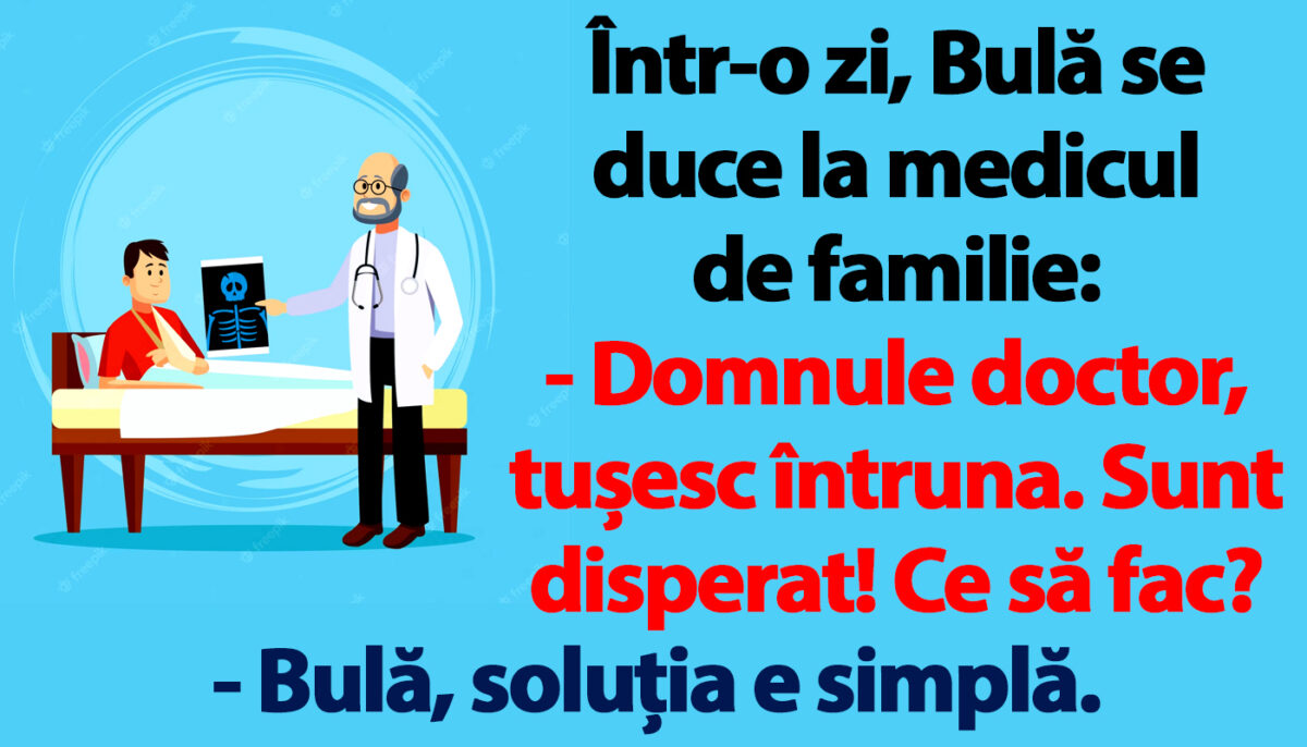 Imagine Stire BANC | Bulă se duce la medicul de familie | 2review.ro