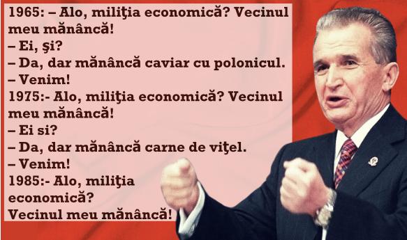 Imagine Stire Bancul care te băga în pușcărie pe vremea lui Ceaușescu: „Alo, vecinul meu mănâncă” | 2review.ro
