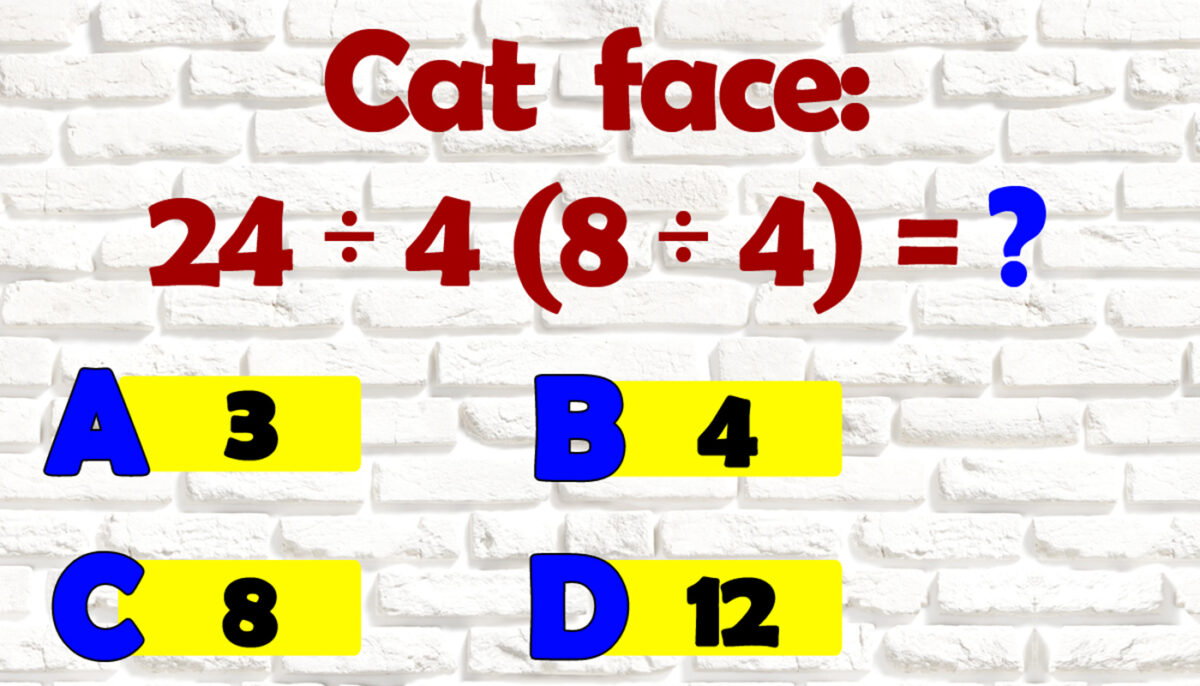 Imagine Stire Test IQ pentru matematicieni | Calculați 24:4(8:4) | 2review.ro