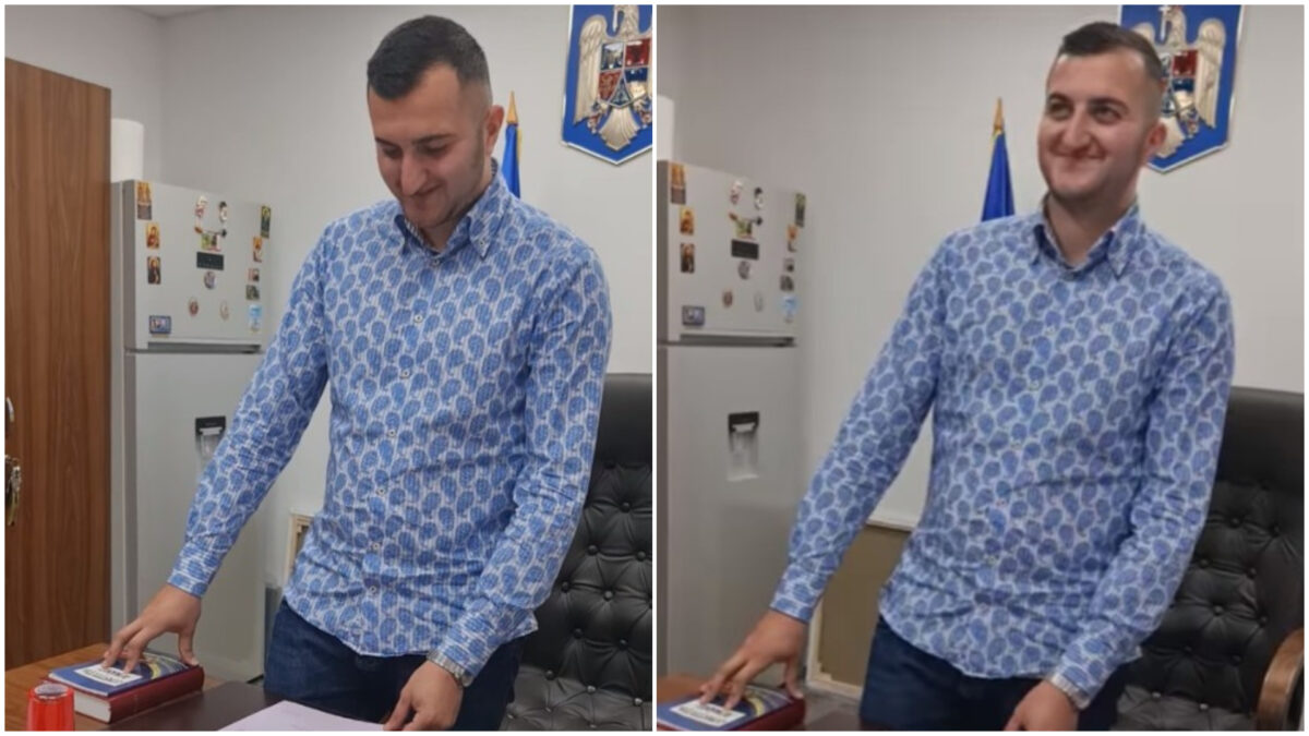 VIDEO | Imagini virale! Un angajat la Primărie a fost pus sa jure pe Biblie ca va respecta legea