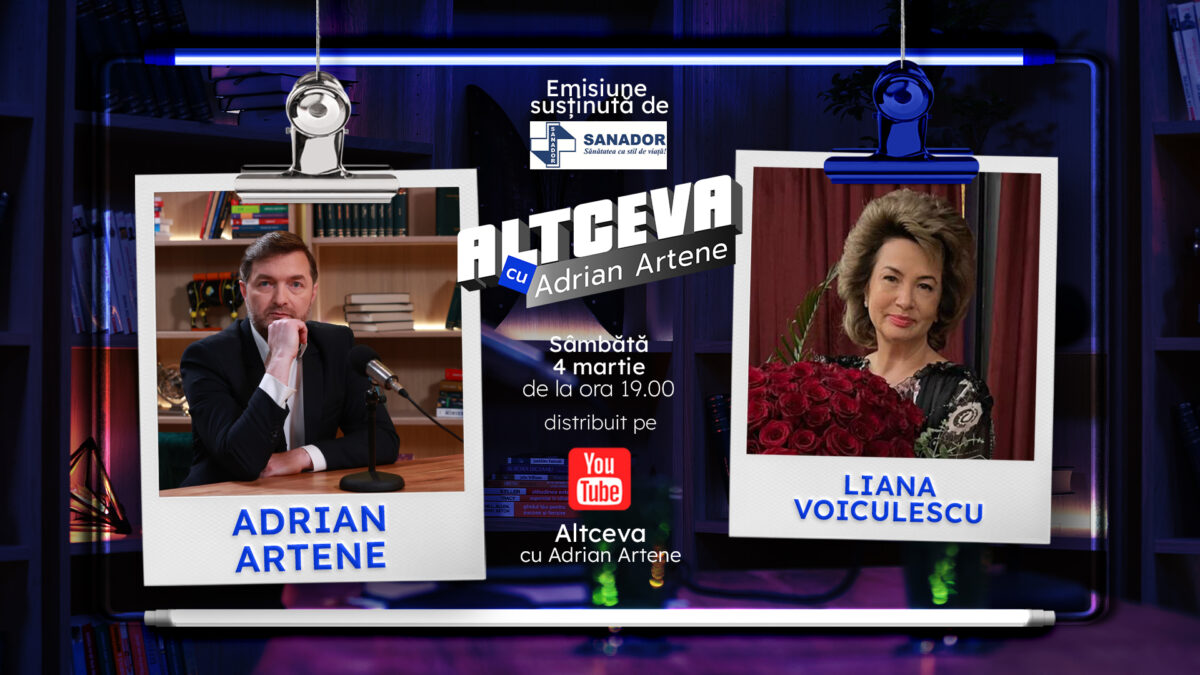 Imagine Stire Liana Voiculescu, soția lui Dan Voiculescu, invitată la podcastul ALTCEVA cu Adrian Artene | 2review.ro