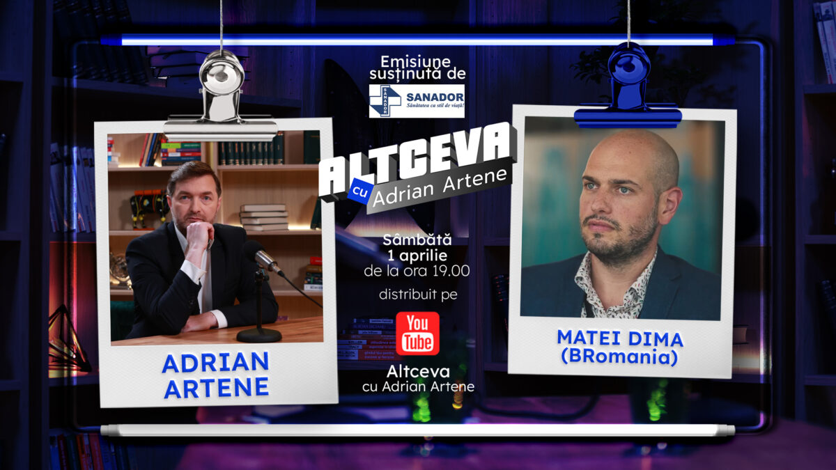 Imagine Stire BRomania, invitat la podcastul ALTCEVA cu Adrian Artene | 2review.ro