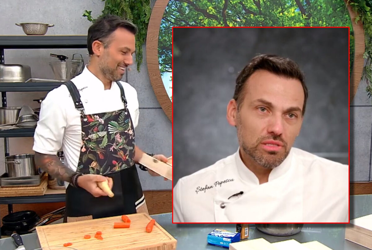 Imagine Stire Chefi la Cuțite, sezonul 11. Cine este Ștefan Popescu, cel de-al patrulea jurat care a participat la proba de gătit pentru amuletă | 2review.ro