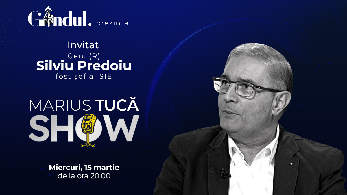 Imagine Stire Marius Tucă Show începe joi, 16 martie, de la ora 20.00, live pe gândul.ro | 2review.ro