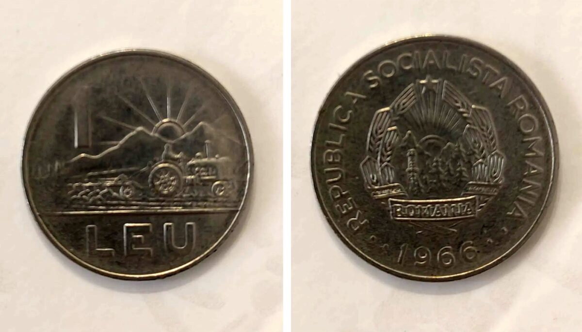Mai ții minte moneda de 1 leu de pe vremea lui Nicolae Ceaușescu? Cu ce sumă de bani se vinde acum, în martie 2023